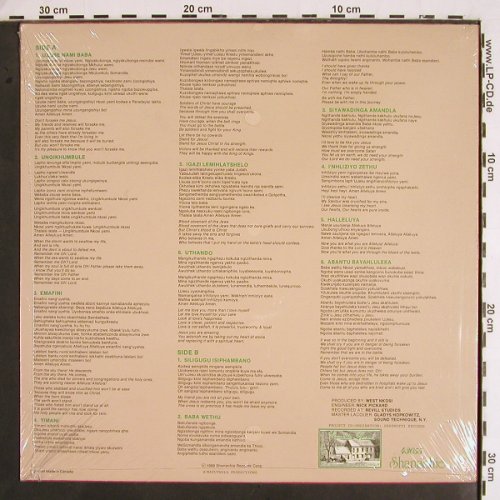 Ladysmith Black Mambazo: Umthombo Wamanzi, FS-New sealed, Shanachie (43055), US,co, 1988 Typ: LP Best.-Nr.: V1971 Preis: 7,50 Euro