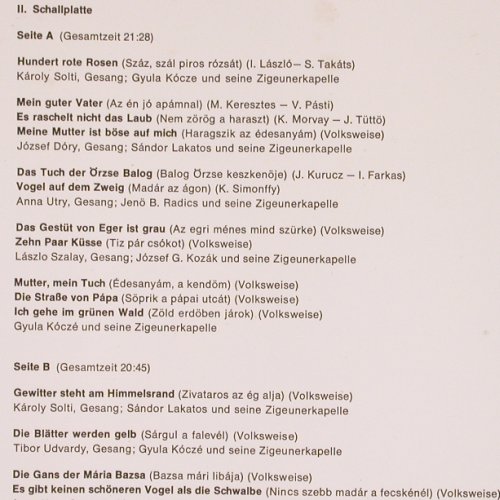 V.A.Pußtaklänge: Original ungarische Zigeunermusik, Intercord (928-08 Z(H928)), D, Foc Typ: 2LP Best.-Nr.: V2040 Preis: 7,50 Euro