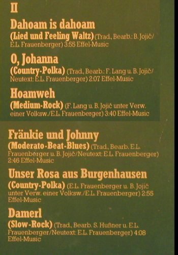 Lang,Franzl: Im Wilden Westen, m-/vg+, Philips (812 390-1), D, 1983 Typ: LP Best.-Nr.: V2244 Preis: 6,00 Euro