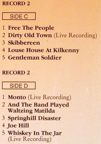 Dubliners: Greatest Hits, Foc, Sound (66362 5), NL, 1989 Typ: 2LP Best.-Nr.: V3003 Preis: 7,50 Euro
