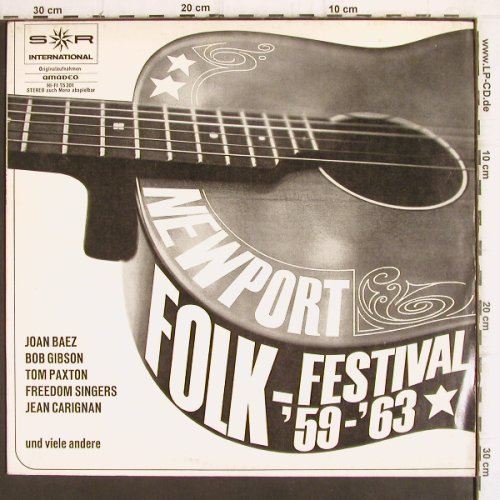 V.A.Newport Folk-Festival '59-'63:&nbsp;Joan Baez,Bob Gibson... Lester Flat, SR (75 301-P13), D,m-/vg+ Typ:&nbsp;LP Best.-Nr.:&nbsp;V779 Preis:&nbsp; 9,00 Euro