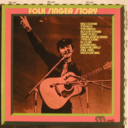 V.A.Folk Singer Story: Arlo Guthrie, Tom Rush...22 Tr.,Foc, Midi(MID 68 002), D,  - 2LP - X1286 - 9,00 Euro