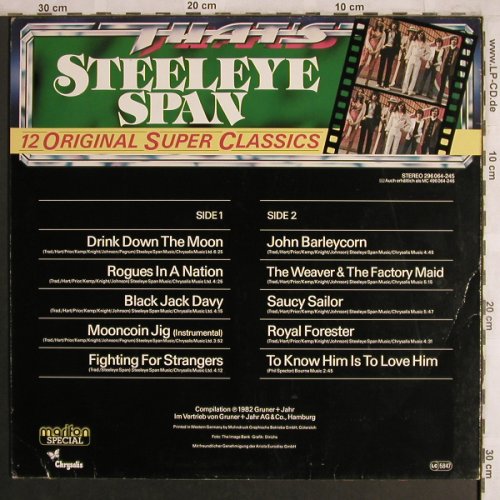 Steeleye Span: That's - 12 Original Super Classics, Marifon Special(296064-245), D, Ri, 1982 - LP - X4189 - 5,50 Euro