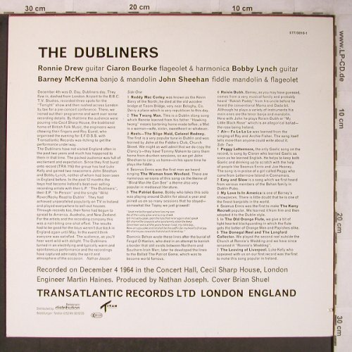 Dubliners: In Session (1964), Transatlantic(577/3010-1), D, co, 1988 - LP - X5461 - 6,00 Euro