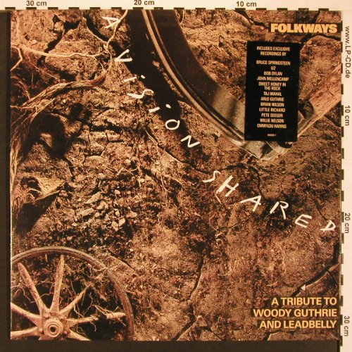 V.A.A Vision Shared - A tribute to: Woody Guthrie&Leadbelly, Foc, CBS(460905 1), UK, 1988 - LP - X8377 - 7,50 Euro