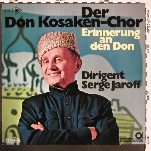 Don Kosaken Chor Serge Jaroff: Erinnerungen an den Don, MCA ,Club-Ed.(H 275/0), D, vg+/m-,  - LP - X9228 - 5,00 Euro