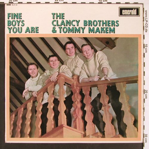 Clancy Brothers & Tommy Makem: Fine Boys You Are (1962), Emerald(SLD 25), UK, 1967 - LP - X9244 - 7,50 Euro