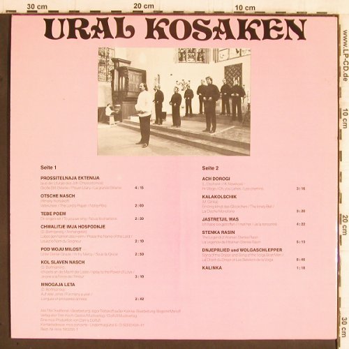 Ural Kosaken: Same( Prossitelnaja Ektenija..), MCS(180 255), D,  - LP - X9345 - 6,00 Euro