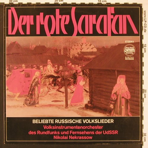 V.A.Der Rote Sarafan: Beliebte Russ. Volkslieder, Eterna(7 35 006), DDR, 1988 - LP - X9511 - 7,50 Euro