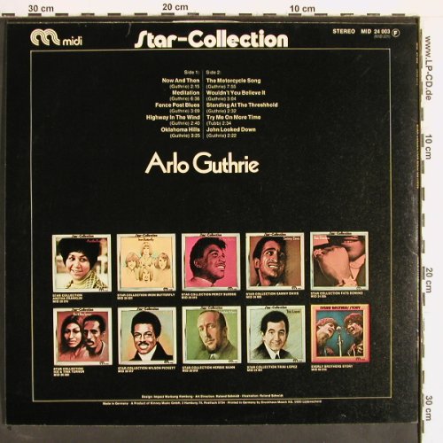 Guthrie,Arlo: Star-Collection, Midi,Warenprobe(MID 24003), D, 1972 - LP - Y2492 - 7,50 Euro