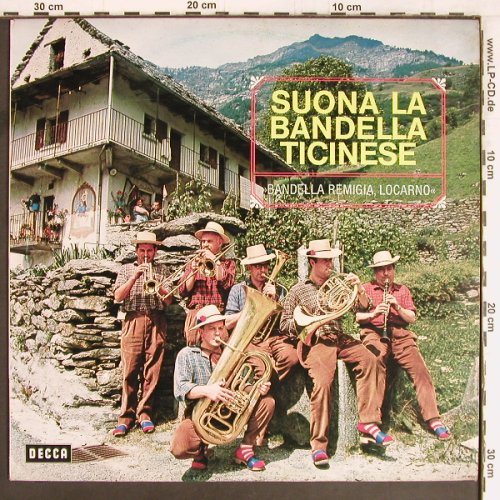Bandella Remigia, Locarno: Suona la Bandella Ticinese, Decca(SLK-V 16 432), D, m-/vg+,  - LP - Y2816 - 7,50 Euro