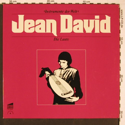 David,Jean: Die Laute - Instrumente der Welt, Pläne(G-1-0015), D, 1978 - LP - Y364 - 7,50 Euro