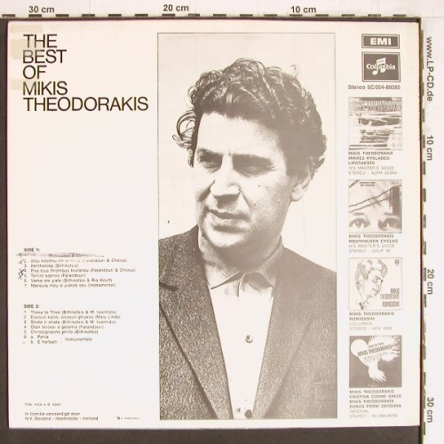 Theodorakis,Mikis: The Best Of, Woc, EMI Columbia(5 C 054-80385), NL,  - LP - Y4581 - 6,00 Euro