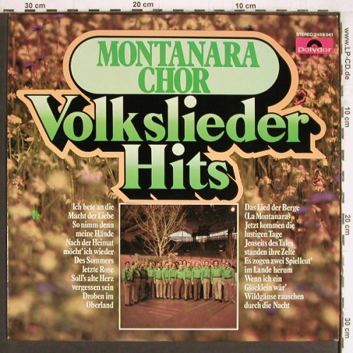 Montanara Chor: Volkslieder Hits, Polydor(2459 041), D, Ri,  - LP - Y4687 - 6,00 Euro