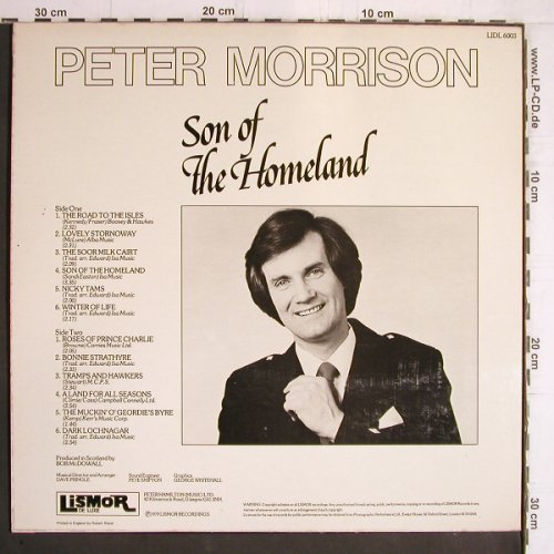 Morrison,Peter: Son of the Homeland, Lismore(LIDL 6003), UK, 1979 - LP - Y5274 - 6,00 Euro