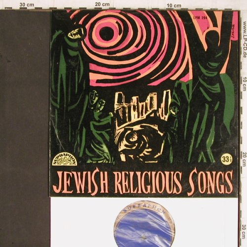 V.A.Jewish Religious Songs: Kol Nidr, JehiRocoun, Cur Jisroel., Supraphon(LPM 294), CZ, vg+/m-,  - 10inch - Y5746 - 7,50 Euro