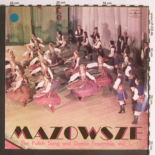 Polish Song & Dance Ensemble: Vol.1 - Mazowsze (1965), Muza(SX 0141), PL,  - LP - Y6532 - 6,00 Euro