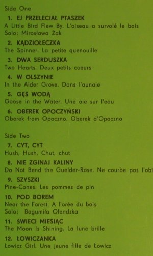 Polish Song & Dance Ensemble: Vol.1 - Mazowsze (1965), Muza(SX 0141), PL,  - LP - Y6532 - 6,00 Euro