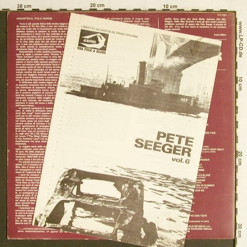 Seeger,Pete: American Industrial Ballads,Booklet, Albatros, Vol.6(VPA 8368), I, Ri, 1977 - LP - Y6910 - 6,00 Euro