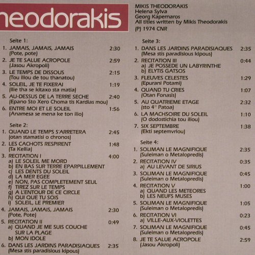 Theodorakis,Mikis: Star Action, Foc, Metronome(0080.084), D, 1974 - 2LP - Y6922 - 7,50 Euro