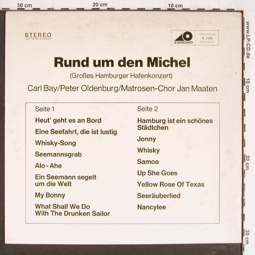 V.A.Rund um den Michel: Carl Bay,P.Oldenburg,Chor JanMaaten, Standard(O 1205), D, 1968 - LP - Y7312 - 7,50 Euro