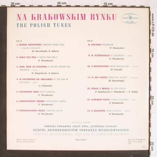 Wesolowski,Tadeuz & his Accordion Q: Na Krakowskim Rynku, Polskie Nagrania(SX 0408), PL,  - LP - Y7562 - 7,50 Euro