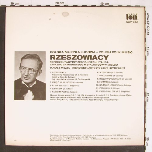 Rzeszowiacy: Polish Folk Music, Foc, Veri ton(SXV-833), PL,  - LP - Y7565 - 5,00 Euro