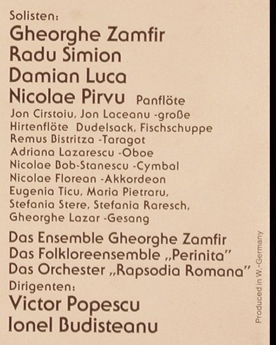 V.A.Stars der Panflöte: Zamfir,Radu Simion,D.Luca,Pirvu,Foc, Delta(DA 2033), D,  - 2LP - Y7695 - 7,50 Euro