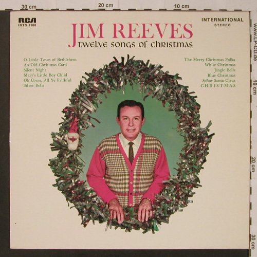 Reeves,Jim: Twelve Songs Of Christmas, Ri, RCA(INTS 1188), D, 1964 - LP - F3958 - 5,00 Euro