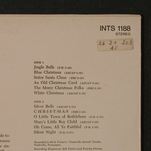 Reeves,Jim: Twelve Songs Of Christmas, Ri, RCA(INTS 1188), D, 1964 - LP - F3958 - 5,00 Euro