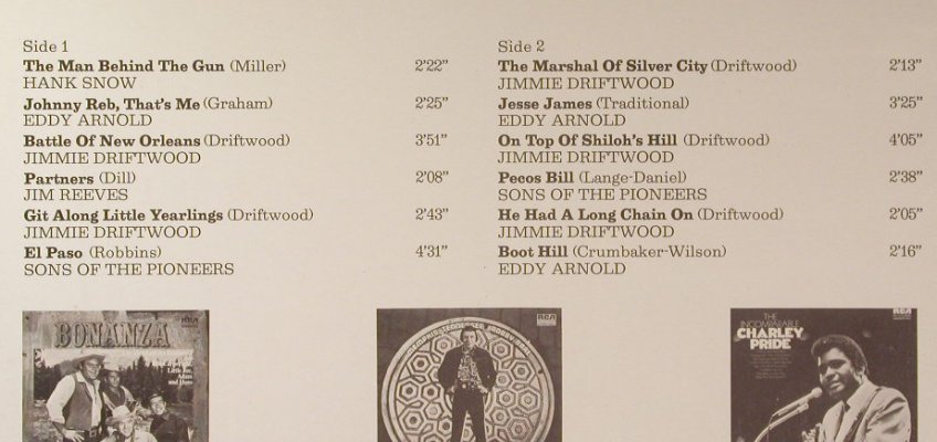 V.A.Guns and Cowboys: Hank Snow..Eddy Arnold, RCA International(INTS 1454), D, 1973 - LP - F6617 - 4,00 Euro