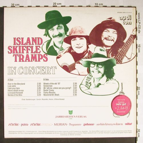 Island Skiffle Tramps: In Concert, vg+/vg+, Audi Ton(909-2-12 1011), D, 1972 - LP - H2201 - 5,00 Euro