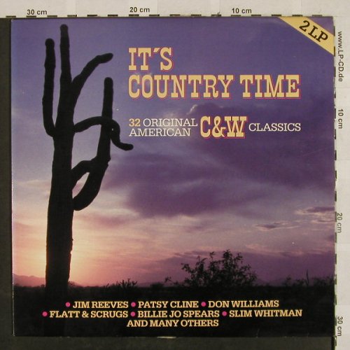 V.A.It's Country Time: 32 Orign. American C&W Classics, SR, Club Ed.(66.359.1), EEC/B,  - 2LP - H2734 - 5,50 Euro