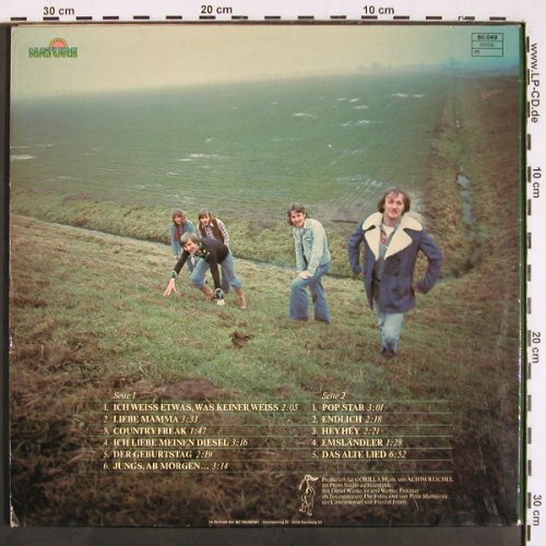 Emsland Hillbillies: Endlich, Foc, Nature (60.049), D, 1977 Typ: LP Best.-Nr.: V1990 Preis: 7,50 Euro