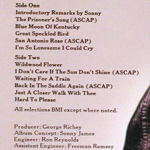 James,Sonny: 200 Years of Country Music, Columbia (PC 34035), US, 1976 Typ: LP Best.-Nr.: V2014 Preis: 9,00 Euro