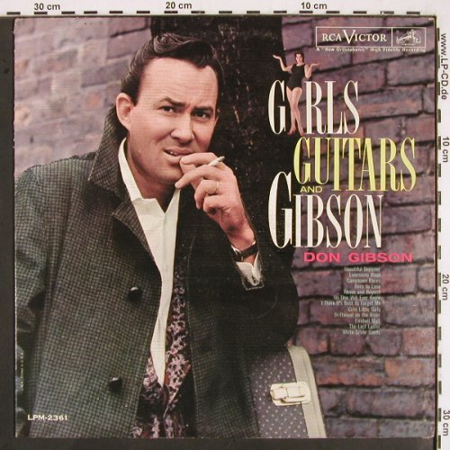 Gibson,Don: Girls Guitars and Gibson, RCA Victor (LPM-2361), US, 1961 Typ: LP Best.-Nr.: V2296 Preis: 12,50 Euro