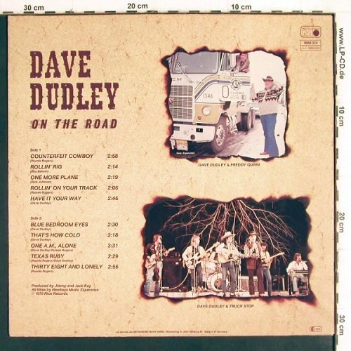 Dudley,Dave:&nbsp;On the Road, Metronome (0060.324), D, 1979 Typ:&nbsp;LP Best.-Nr.:&nbsp;V766 Preis:&nbsp; 6,00 Euro