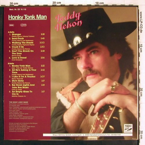 Nelson,Teddy:&nbsp;Honky Tonk Man, Extra Rec. (EX 10 112), D, 1987 Typ:&nbsp;LP Best.-Nr.:&nbsp;V925 Preis:&nbsp; 6,00 Euro