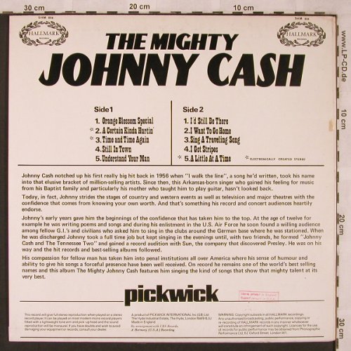 Cash,Johnny: The Mighty, Hallmark(SHM 804), US/UK, 1971 - LP - X2394 - 6,00 Euro