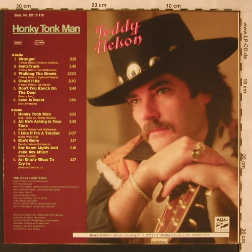 Nelson,Teddy: Honky Tonk Man, Extra Rec.(EX 10 112), D, 1987 - LP - X2475 - 7,50 Euro