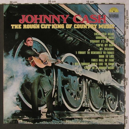 Cash,Johnny: The Rough Cut King Of Country Music, Bellaphon/Sun(BI 1578), D, 1970 - LP - X2910 - 12,50 Euro