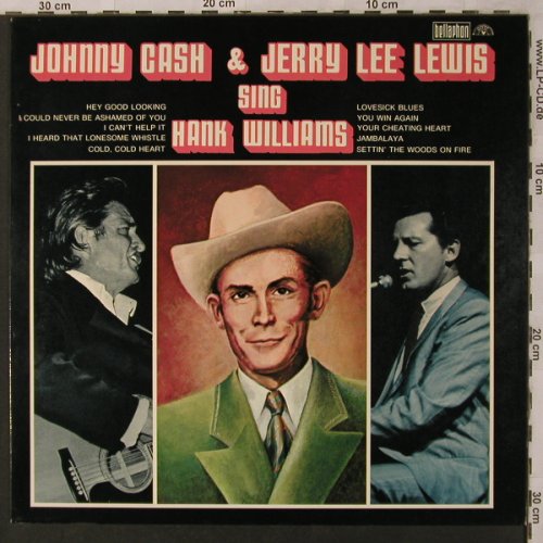 Cash,Johnny & Jerry Lee Lewis: sing Hank Williams, Bellaphon(BI 1572), D, Mono, 1971 - LP - X2915 - 9,00 Euro