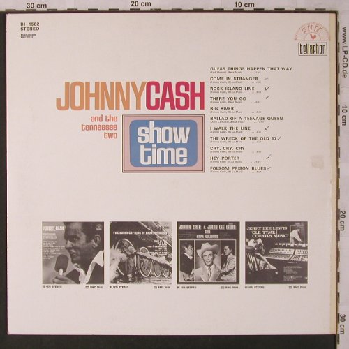 Cash,Johnny and the Tennessee Two: Show Time '69, woc, Bellaphon(BI 1582), D,  - LP - X2918 - 7,50 Euro