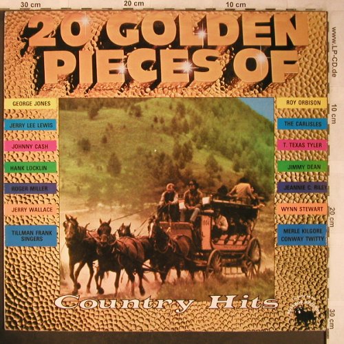 V.A.20 Golden Pieces of CountryHits: George Lewis...Jerry Lee Lewis, Astan(20013), DK,  - LP - X5060 - 4,00 Euro