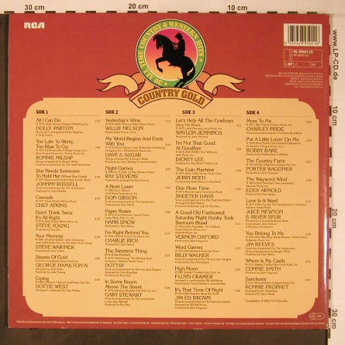 V.A.Country Gold 4: Dolly Parton...Ronnie Prophet,Foc, RCA(NL 89501(2)), D, 1985 - 2LP - X6340 - 9,00 Euro