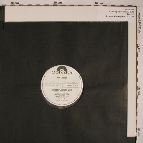 Lauber,Ken: Contemplation's view, m-/No Cover, Polydor Musterplatte(2425 005), D, 1970 - LP - X6898 - 95,00 Euro