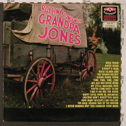 Grandpa Jones: Rolling' Along, Karussell(2345 012), D, 1971 - LP - X7025 - 12,50 Euro