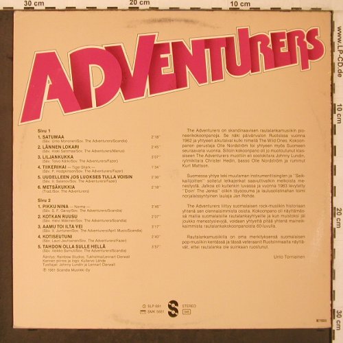 Adventurers: Satumaa, Scandia musiiki oy(SLP 681), S, 1981 - LP - X7111 - 7,50 Euro