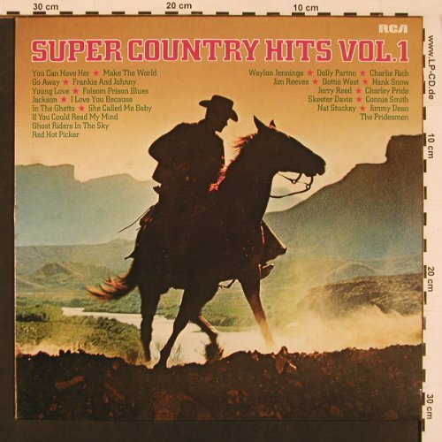 V.A.Super Country Hits Vol.1: Waylon Jenning... Pridesman, 12 Tr., RCA(CL 42844), D, 1979 - LP - X8653 - 5,00 Euro