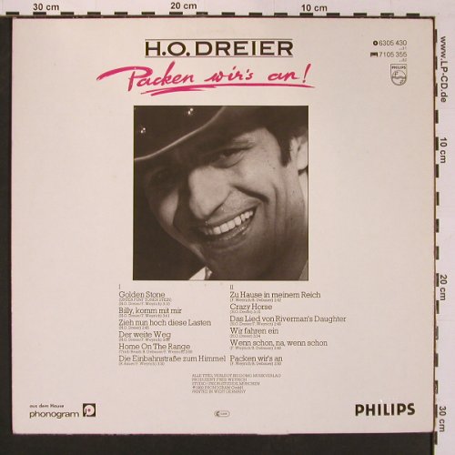 H.O.Dreier: Packen wir's an, Philips(6305 430), D, 1980 - LP - X8746 - 5,00 Euro